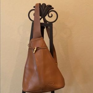 Authentic Longchamp Cross Shoulder Leather Bag